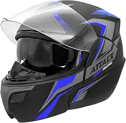 CAPACETE ESCAMOTEÁVEL PRO TORK ATTACK HSA AZUL TAM. 60
