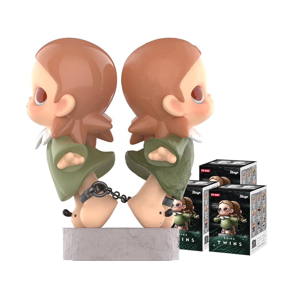 POP MART Zsiga Twins Series Figures 3Boxes 2.5 inches