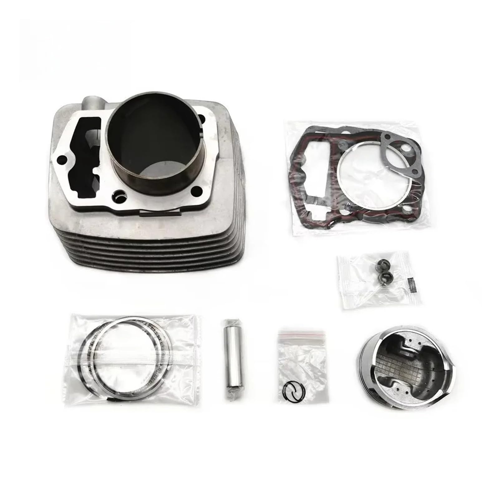 Cilindro Motosierra Kit De Cilindro De Motor 65,5mm Juego Anillos De Pistón Para ZONGSHEN T4 MX6 Piezas Rendimiento Motocicleta CQR250 CB250 Dirt Bike Pistón