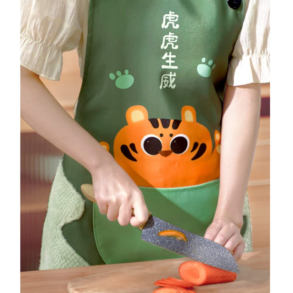 YOUNGC Grembiuli da Cucina con Tasche Impermeabili a Prova di Olio cancellabili a Mano Grembiuli per grigliate Grembiule da Cuoco per caffè torrefattori
