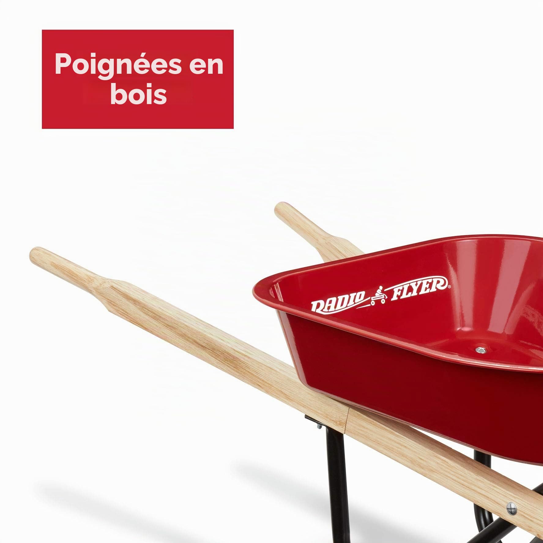 Radio Flyer Brouette pour Enfants, brouette Rouge pour Tout-Petits de 1 à 3 Ans