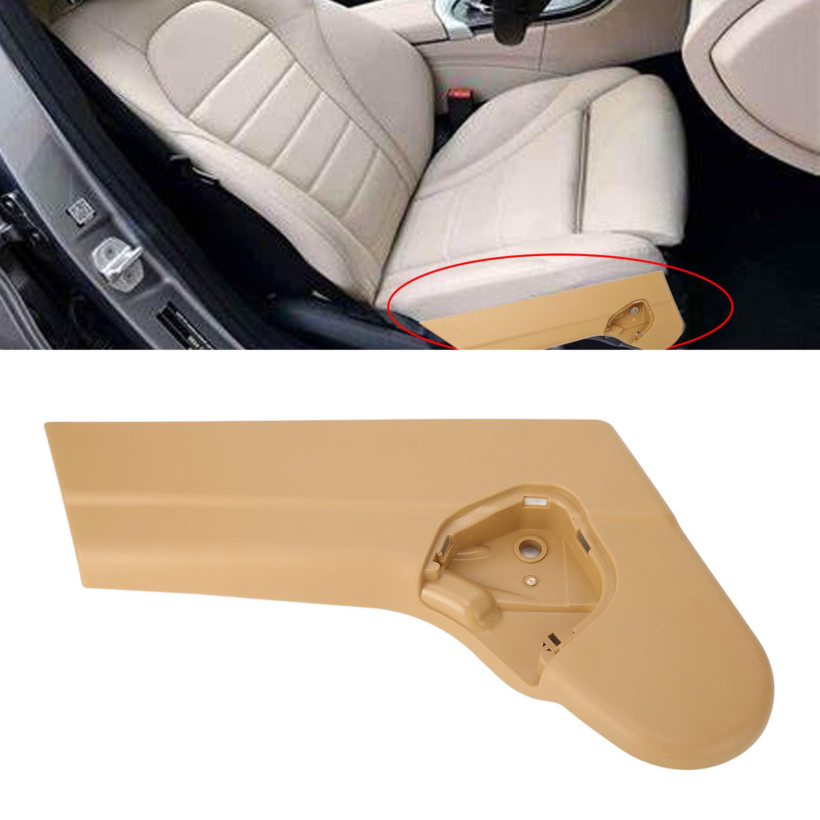 Sitzverkleidung rechts, Frontblende für W220 S500 2000 (Beige)