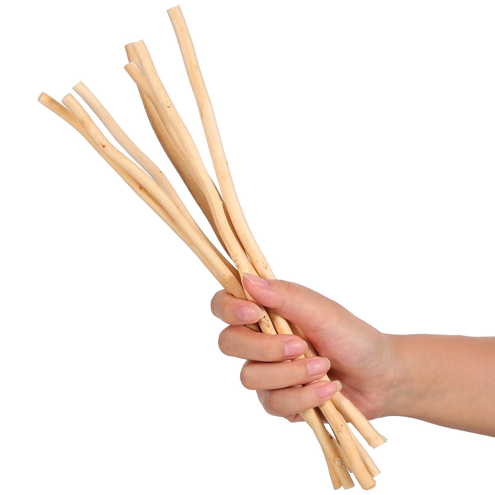 Toddmomy 100 Piezas Palitos de Ramitas de Madera para Manualidades y Decoración Rústica, Material Natural Adecuado para Salones y Jardinería