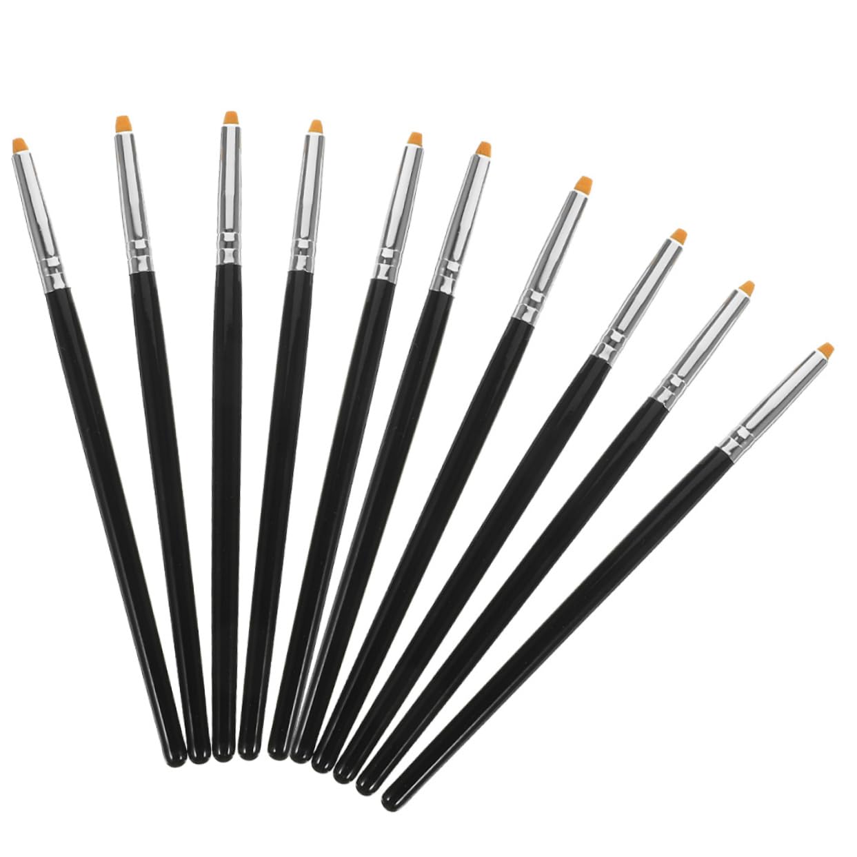 PLAFOPE Eyelash Lift Perm Tool Kit 10pcs Eyelash Brush Set Micro Lash Brush for Lash Lifting Sturdy Handle for Comfortable Use