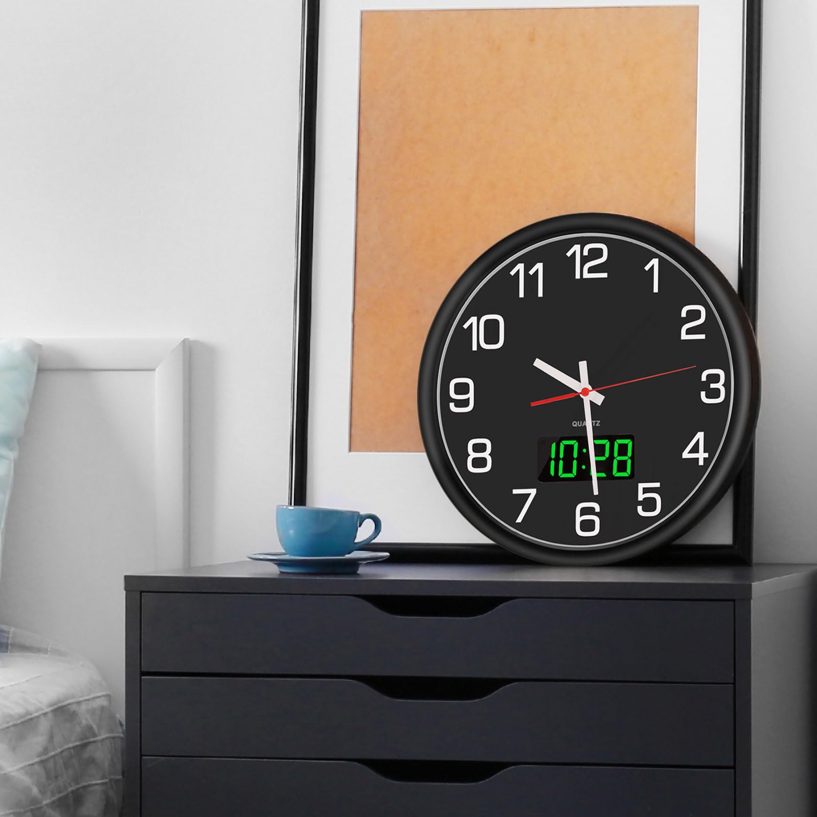 Amazon.com: Timegyro 12 Inch Analog Wall Clock, Silent Non-Ticking