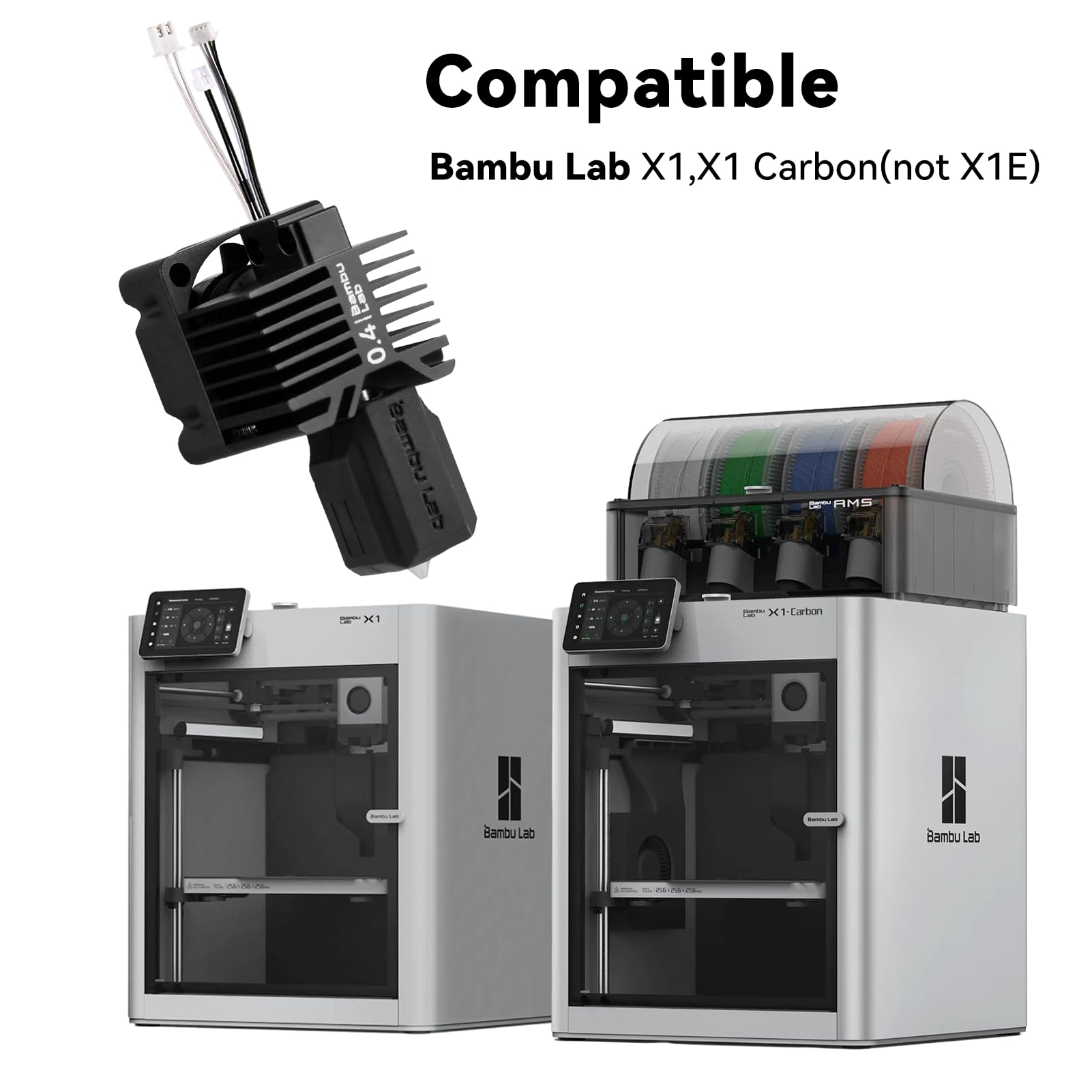 3Dプリンタ】Bambu Lab P1S 【各種ノズル付き&カーボン対応化済