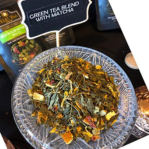 Itrix Matcha Green Tea Blend - Ceylon Loose Leaf Tea - Vegan Naturally Harvested Radiation Free Increases Energy — view 2