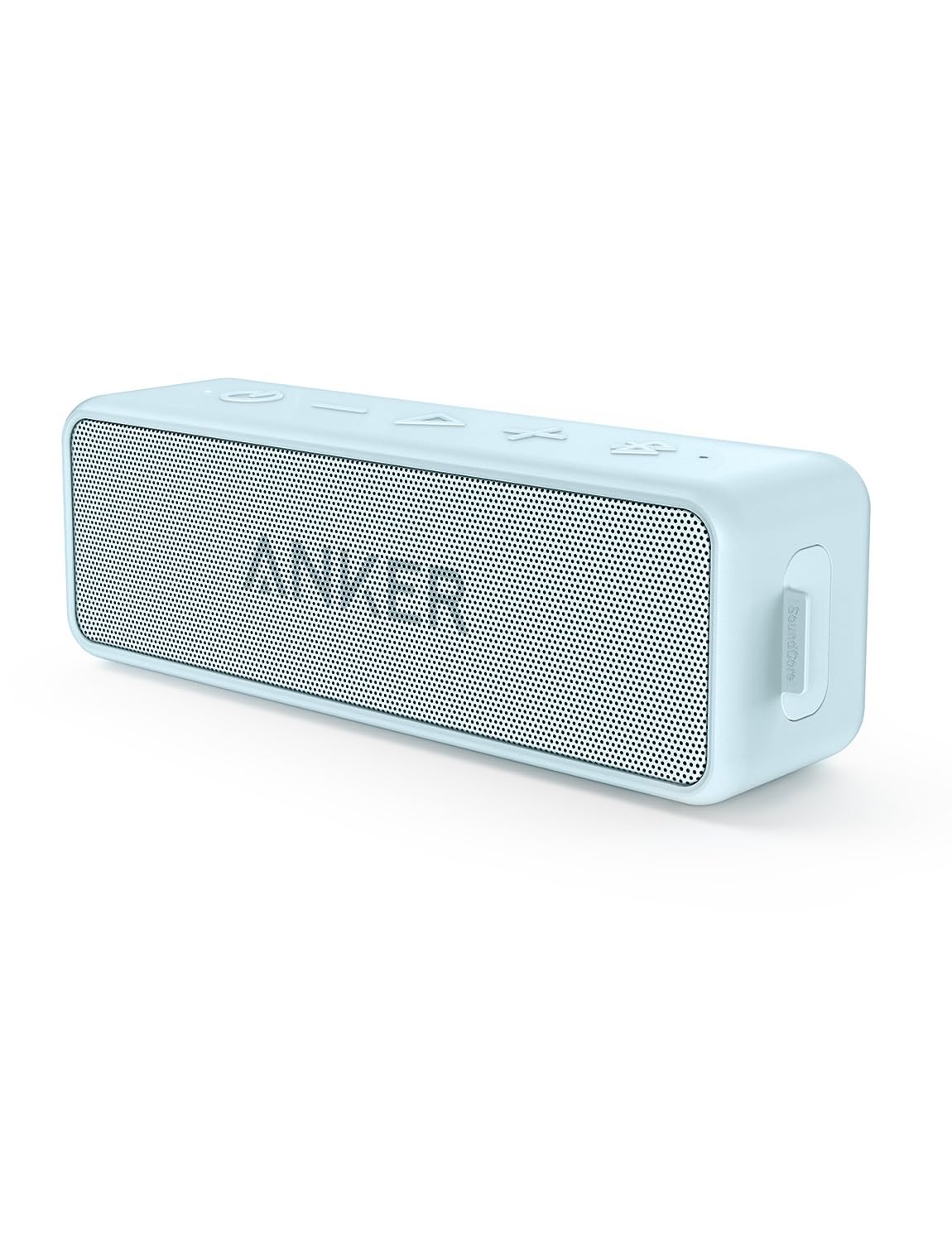 Anker soundcore 2 Bluetooth Lautsprecher, Fantastischer Sound, Enormer Bass mit Dualen Bass-Treibern, 24h Akku, Verbesserter IPX7 Wasserschutz, Kabelloser Lautsprecher für iPhone, Galaxy usw.