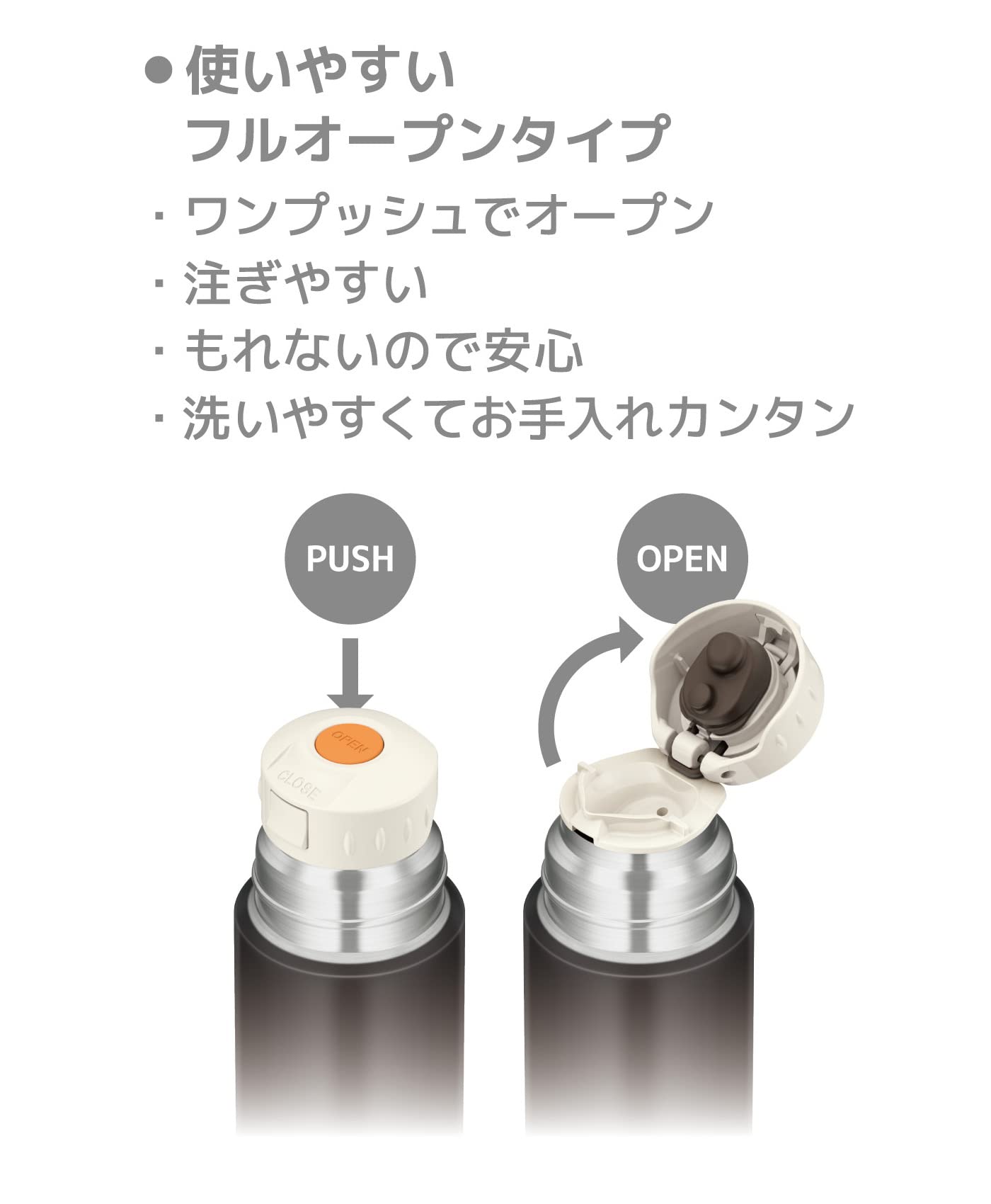 サーモス 水筒 コップタイプ 500ml FFM-502 STBサムネイル6