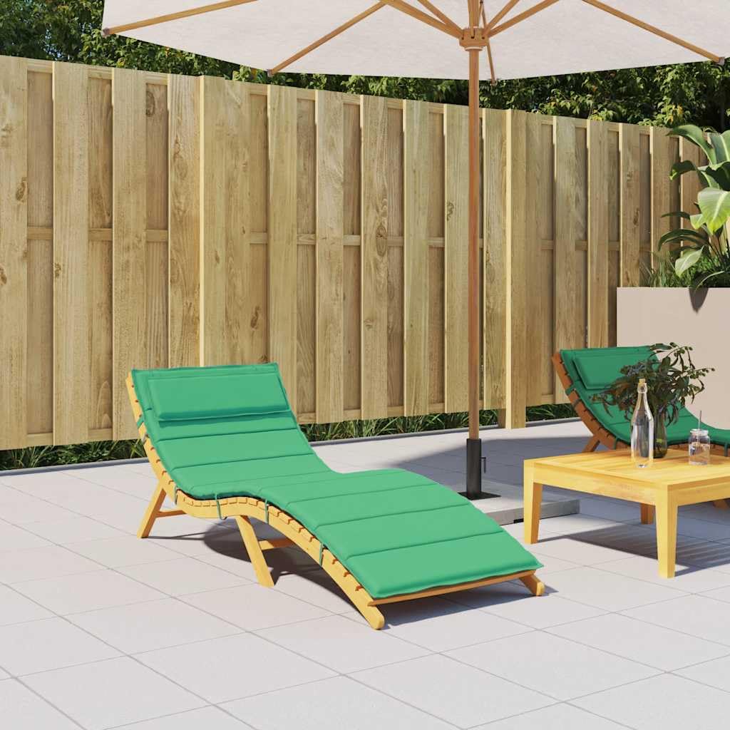 Sonnenliegen-Auflage Grün 180x60x4 cm Oxford-Gewebe Liegepolster