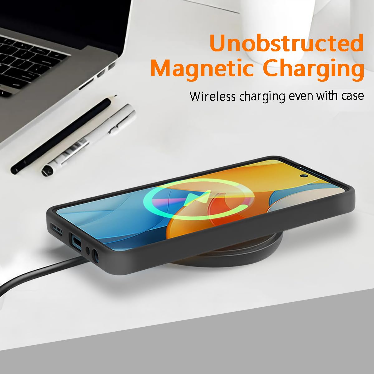 Etui Bumper do Motorola Edge 60 Pro/Moto Edge 60 Pro, pokrowiec ochronny przeciw odciskom palców, odporny na wstrząsy miękki pokrowiec na telefon odporny na wstrząsy i łatwy do czyszczenia
