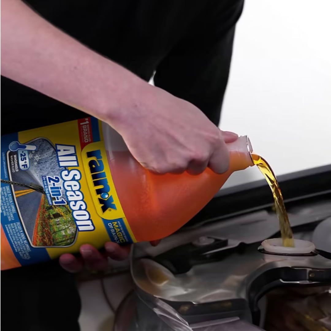 All Season Rain -25F 2-in-1 Windshield Wash, Deicer & Bug Remover Washer Fluid, 2 pk./1 gal.