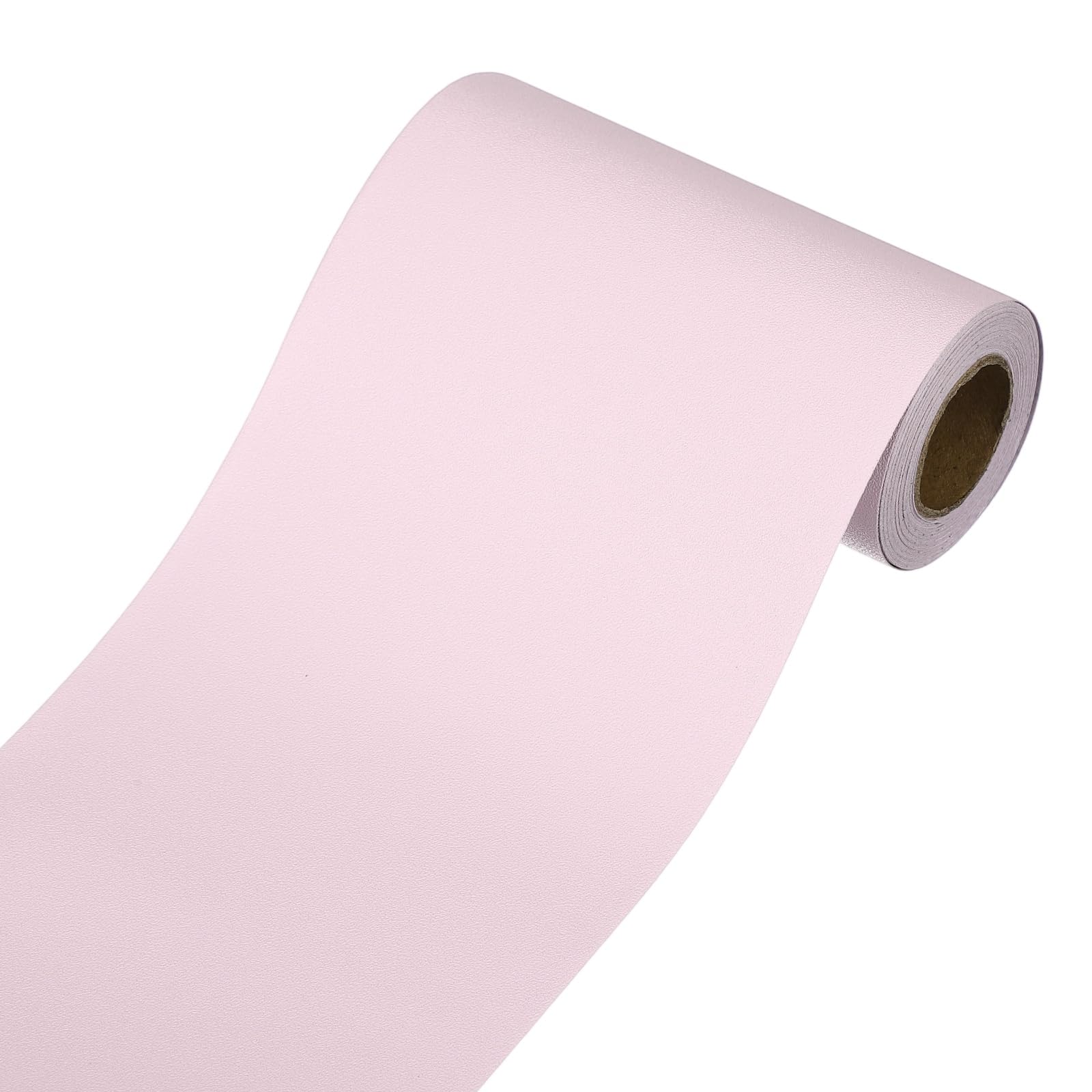sourcing map Peel and Stick Wallpaper Borders 5m x 10cm Light Pink