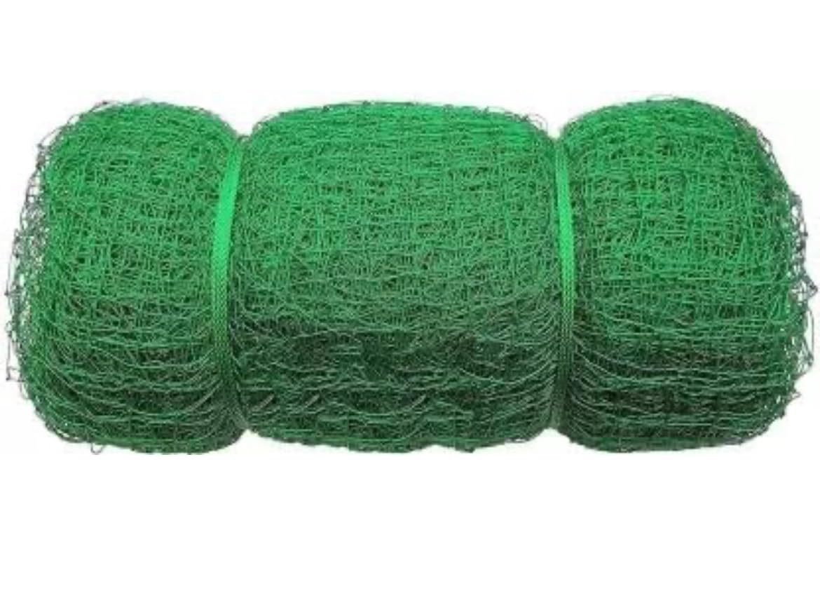 100x15Feet(1500 Square Feet) Nylon Practice Cricket Net (Green)