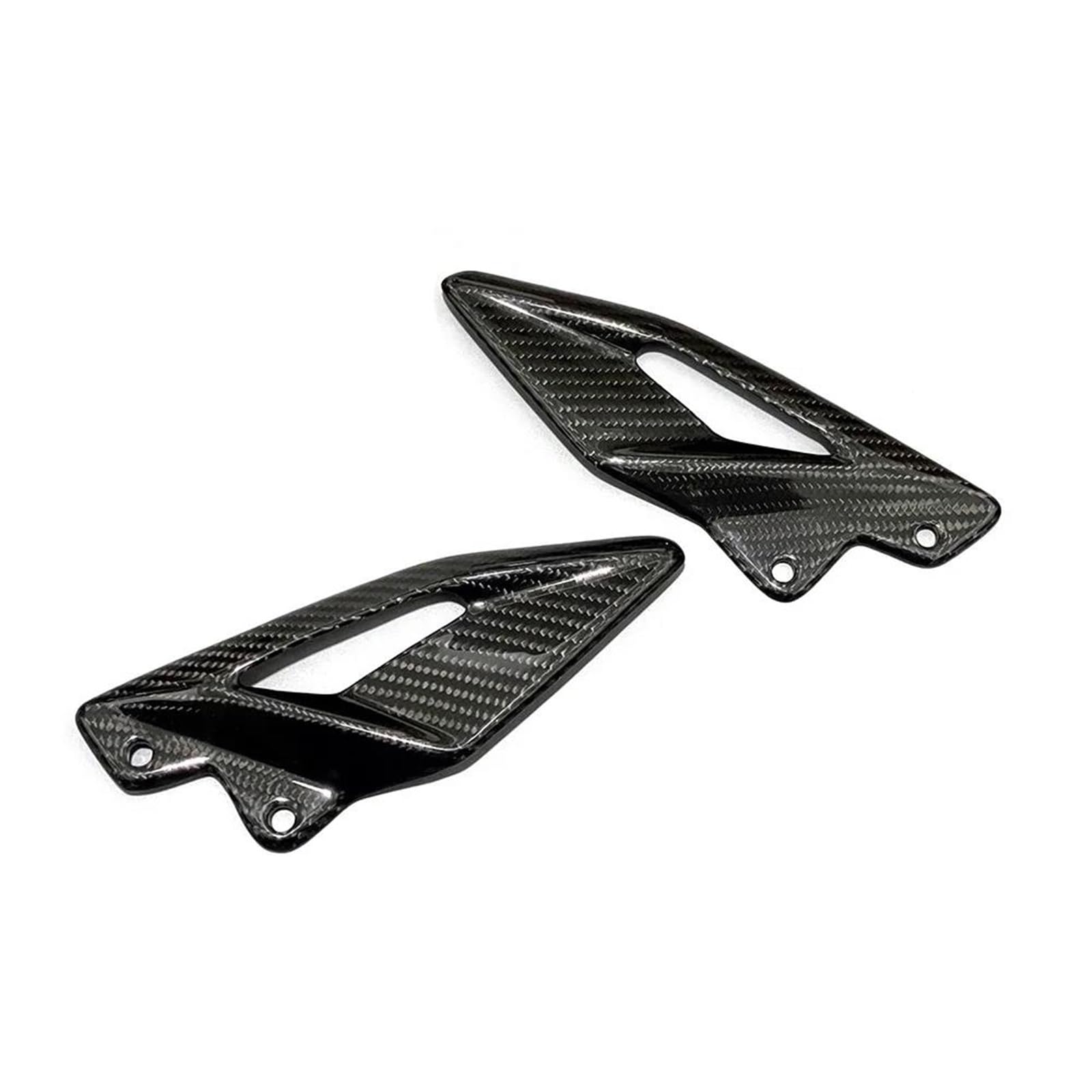 Plaques de protection talon carbone Street Triple pour sorties piste - 8