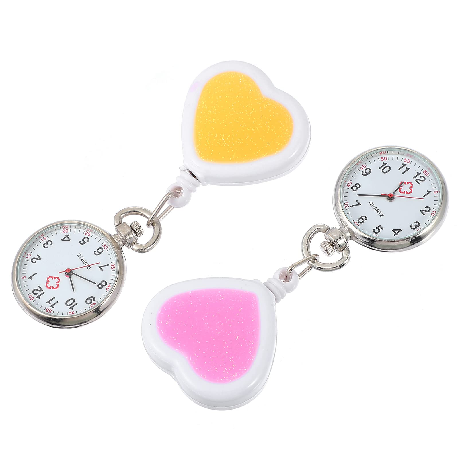 Orologio Da Tasca Per Infermieri - Lega Argento, Con Spilla, Digitale - Foto 8