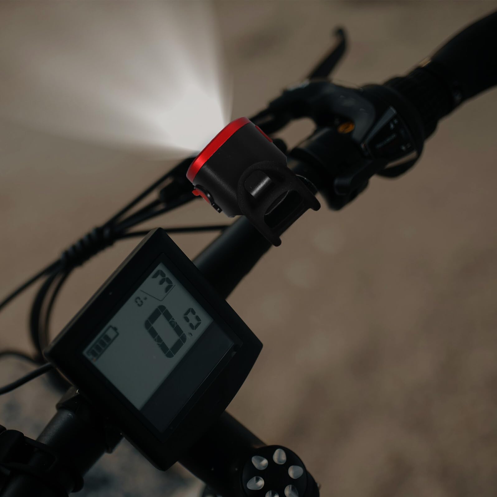 Cabilock Luces para Bicicleta Delantera y Trasera USB Recargables 1 Juego | Batería 300mah, Modos Múltiples, Diámetro de Manillar 22-38mm, Abs y Aleación de Aluminio
