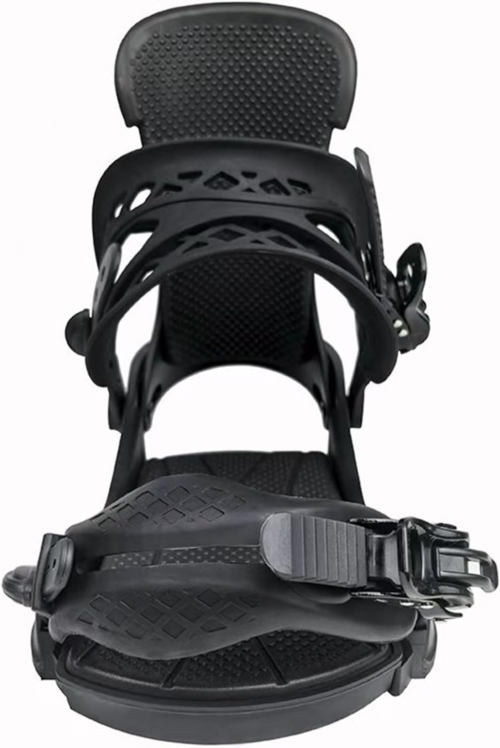 Snowboard Bindings for Men & Women, Ultra-Lightweight All-Mountain & Freestyle Bindings, Universal bindings disc and Hardware for Beginner to Intermediate Black