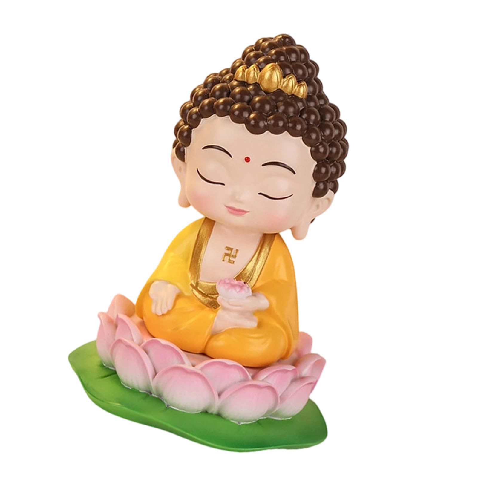 Osniyaw D Figurines Guan Yin Statues For Home Office Car Ecoration Fengshui Ornament Meditation Ecor Housewarming Gift Statue