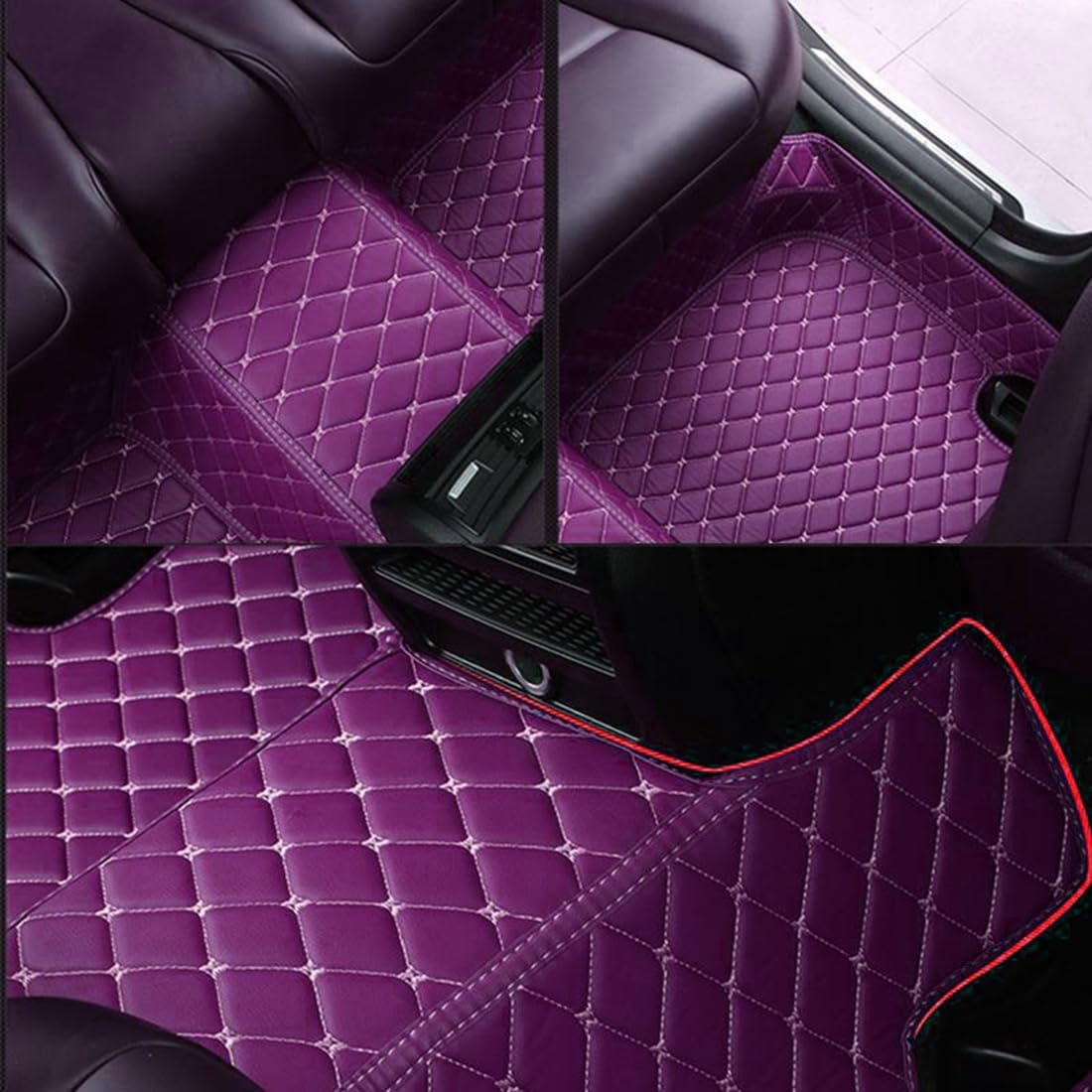 Customize Floor mat for Car, All-Weather Protection Waterproof Floor Mats for Cars SUVs and Trucks Men Women Automobile Floor Mats Anti-Skid Full Coverage (Gray), RH2202PP