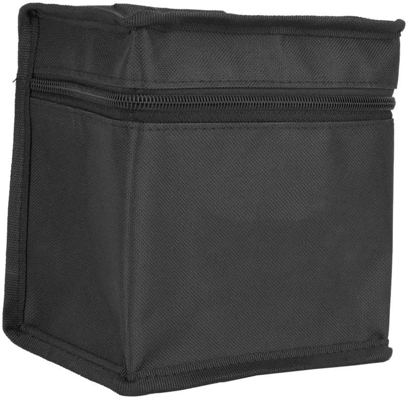 Canvas Marker Pen Storage Case,Black Pen Organizer Bag with Divided Slots and Hand Strap,Holds 48/60/80 Markers(Big Size) image 3