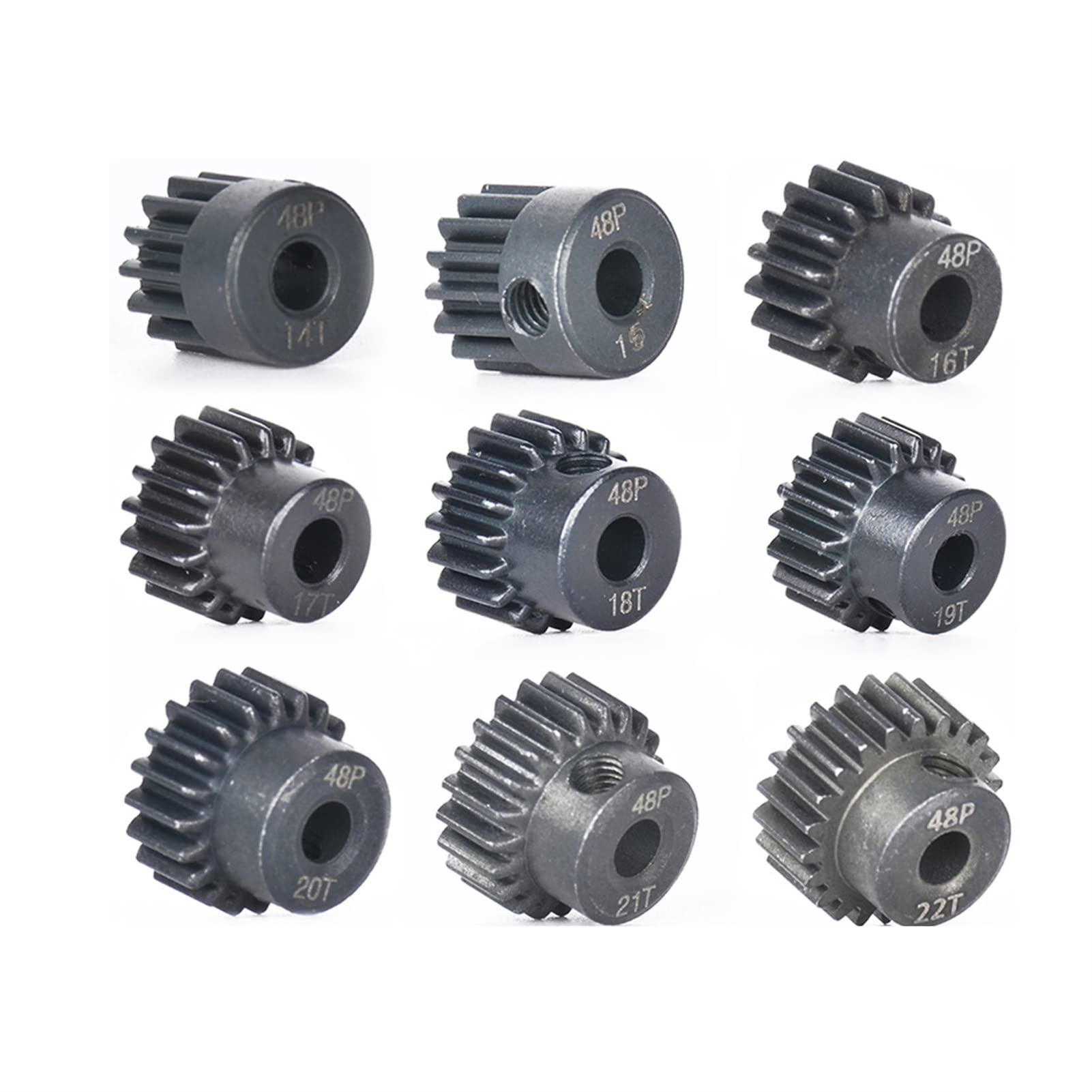 GRESIK Stufengehrung Zahnrad 26T – Metall Ritzel Für 1:10 RC Autos, 3,175 Mm Welle, Robustes Motorzahnrad