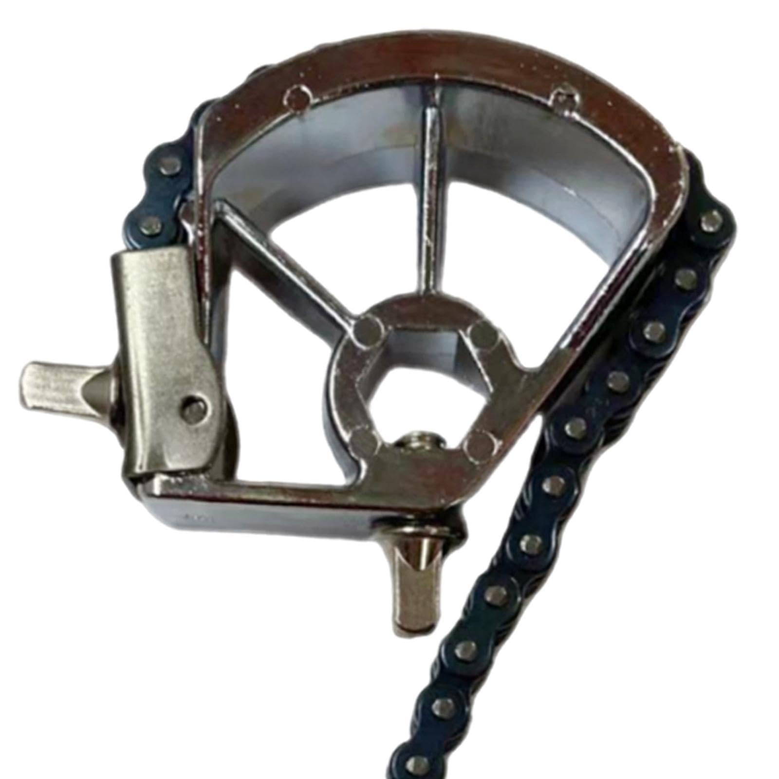 Garende Chain Drive Pedal Accessory for Drum Set, sliver