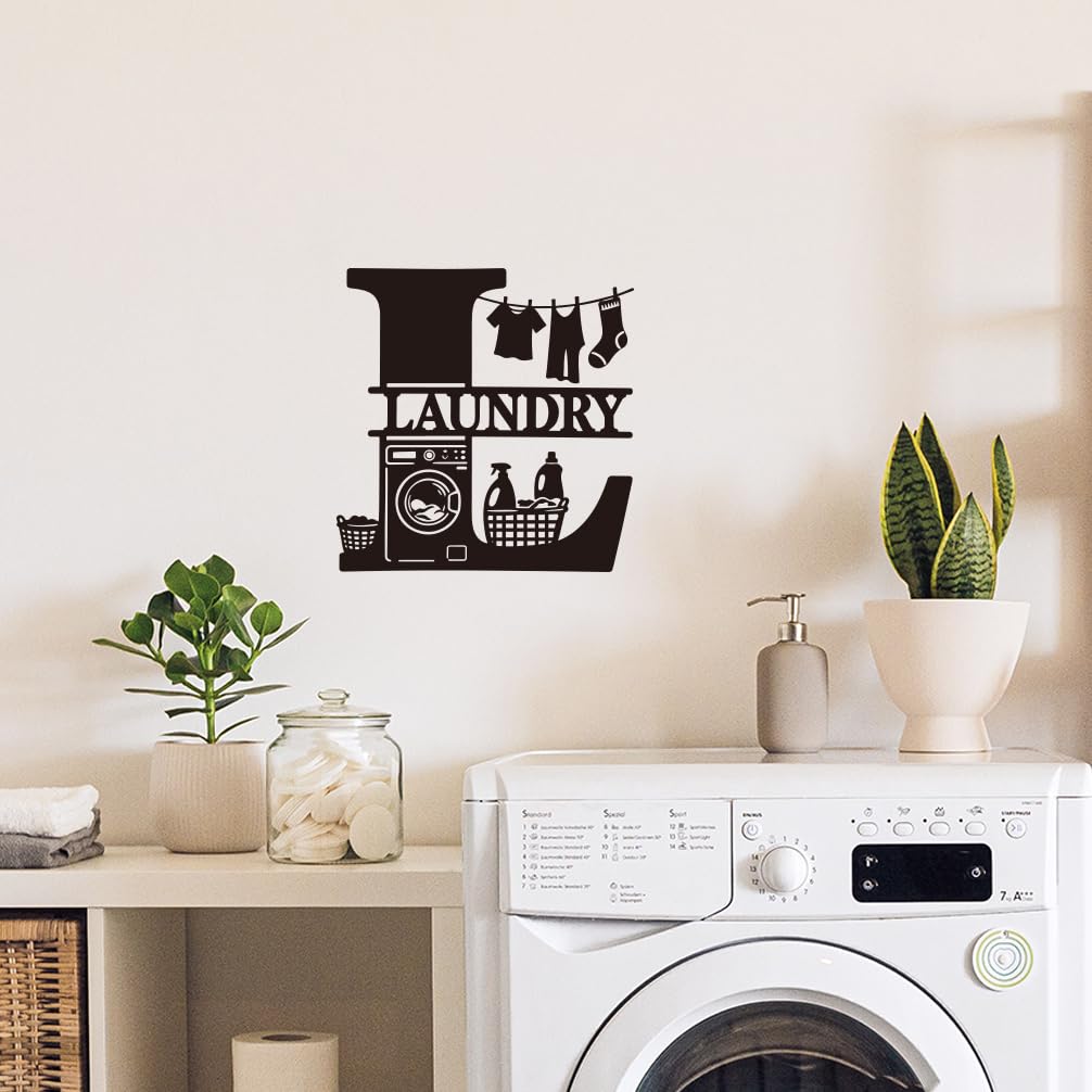 Autocollant mural buanderie pour cacher les murs vides en PVC