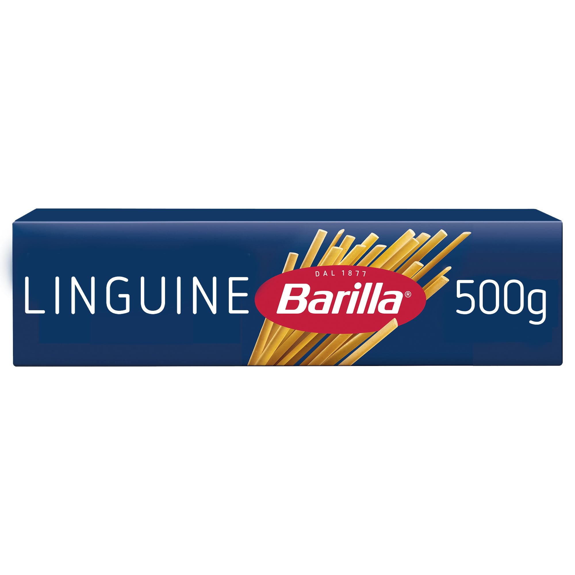 Linguine – Authentic Italian Pasta Made with Durum Wheat – Classic Long Shape Pasta - For Linguine Recipes - Single Pack of 1 x 500g
