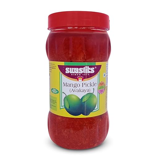 Swastiks Pickle - Mango Avakaya Pickle 1Kg | Hame Made Syle Pickle