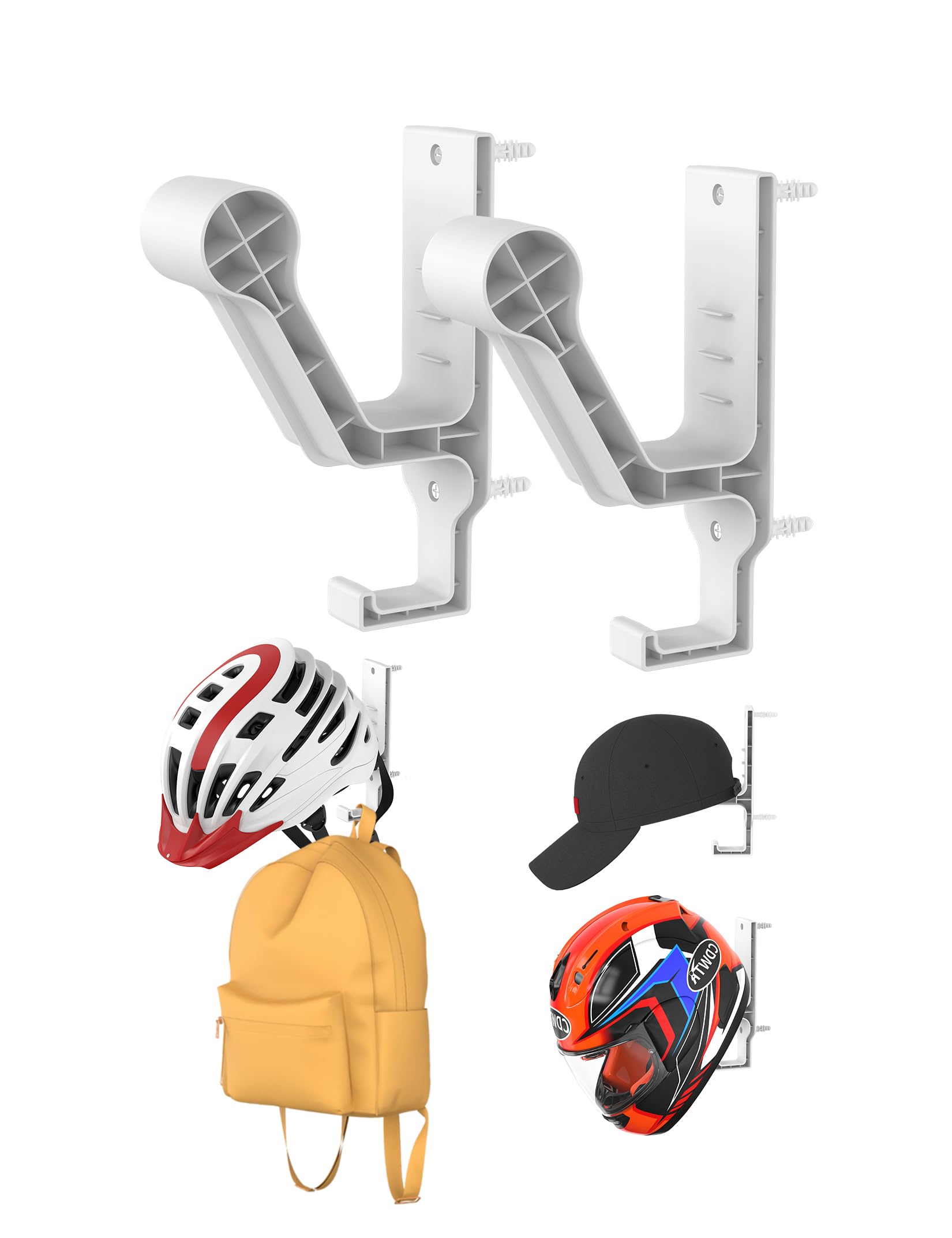 Helmet Holder, Personalized Wood, Home Storage Decor, Motorcycle