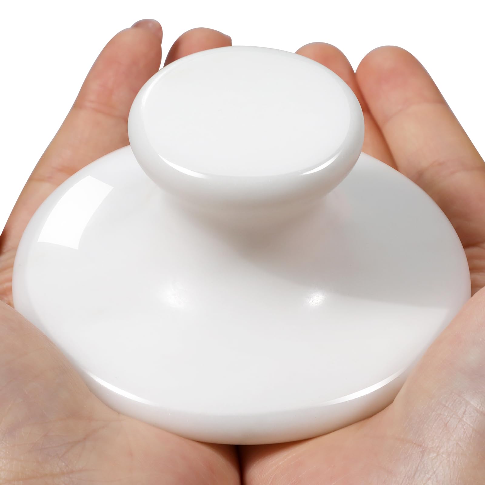 gemshan Piedra de masaje, rocas calientes naturales de 3.5 pulgadas, herramienta de masaje corporal Gua Sha para masaje de celulitis, drenaje linfático, alivia la tensión y el dolor muscular