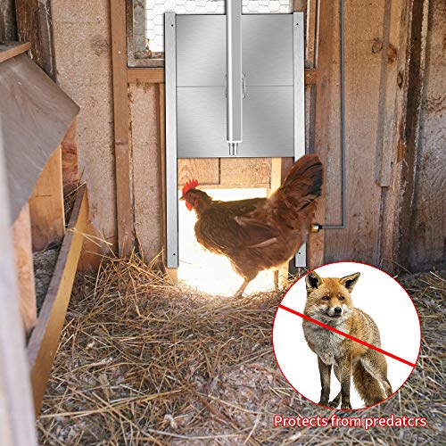 4YANG Capteur de lumière de Porte de poulailler et contrôle du 