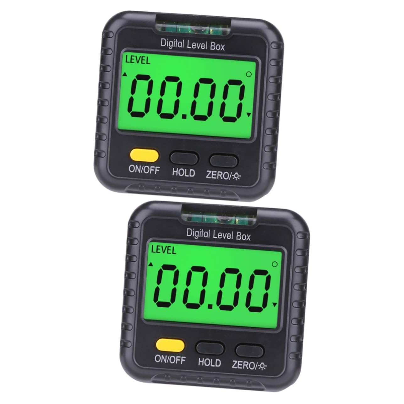 Uonlytech Lot De 2 Niveaux Numériques À Bulle Outil De Mesure Dangle Et De Pente Aimant Facile À Utiliser