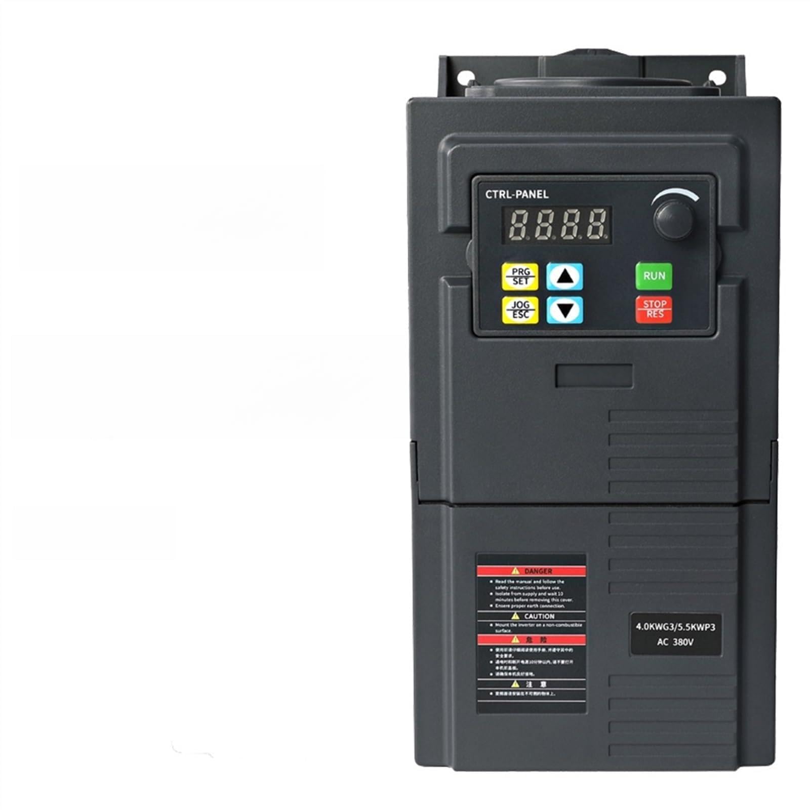 ZXAOMMBEA Vfd 1.5kw 2.2KW 3KW 4KW 5.5KW Frequency Converter Drive Inverter 380v Three-Phase Motor Speed Control Soft(1.5KW)
