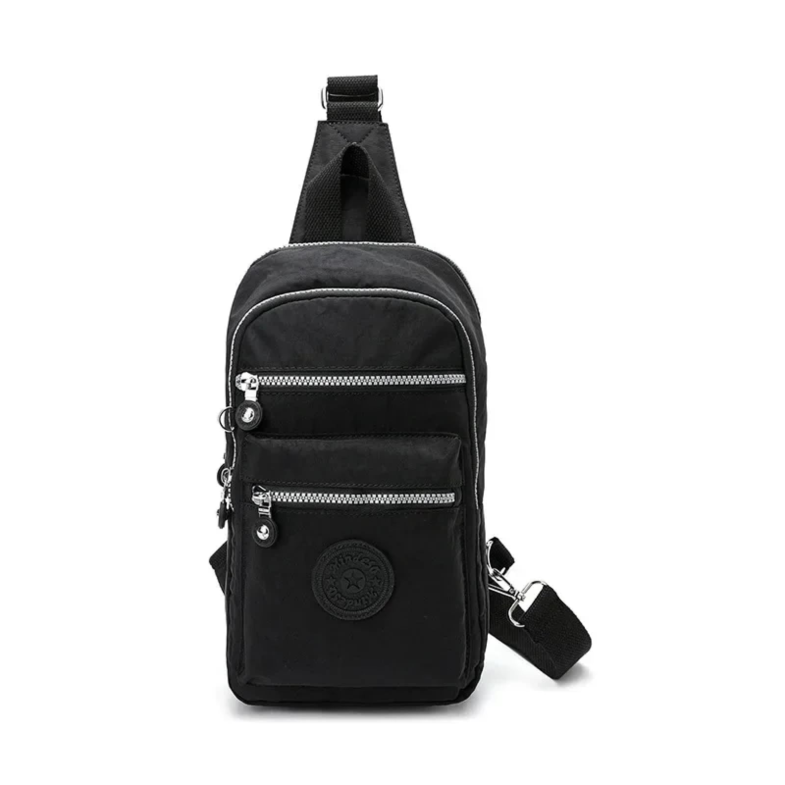 Riñonera Unisex, De Moda, Versátil, Ligero, Bolso De Pecho De Gran Capacidad, Bolso De Hombro Simple Deportivo Casual Bandolera