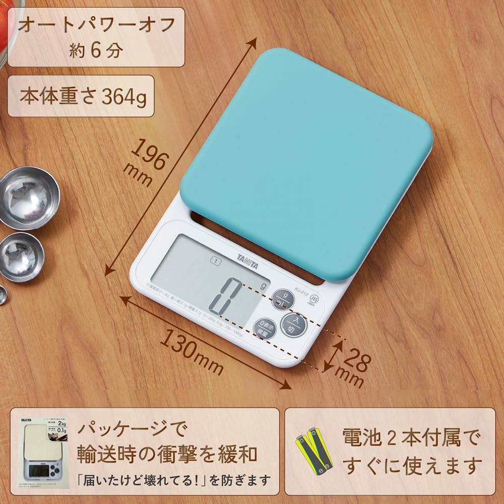 tanita dezitarukukkingusuke-ru 2kg (0.1 G/200g), luego kj - 212
