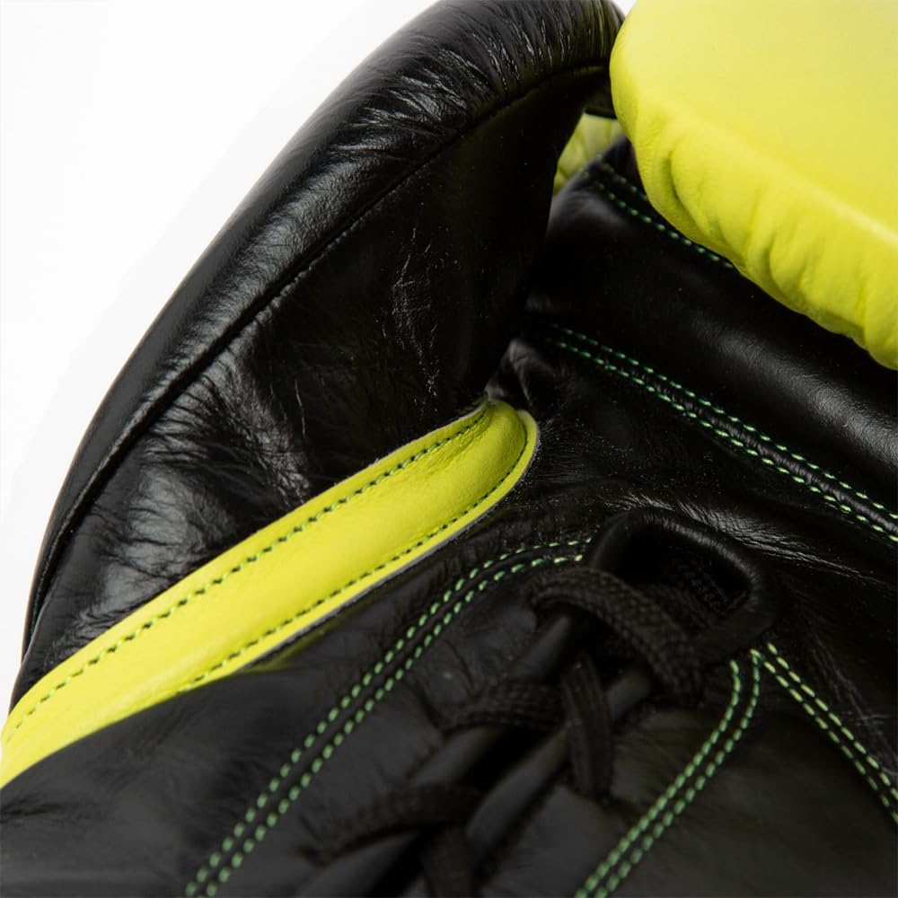 Everlast Powerlock 2 Pro Laced Boxing Gloves, Boxing Gloves for Bags, Mitt Work & Sparring, Turnback Wrist Support, Five Layered Foam Inner and Laced Track System - Authentic Everlast Gear