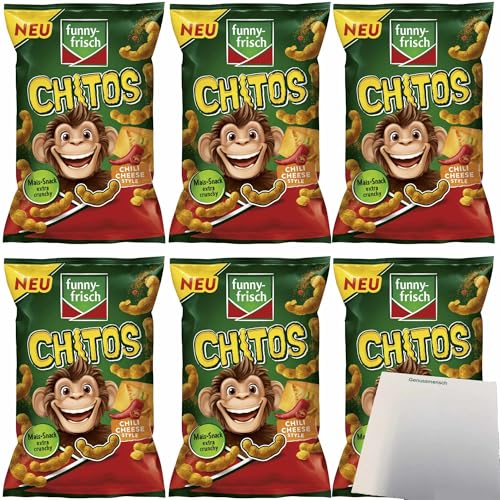 usy Bundle für funny frisch Chitos Chili Cheese Style 6er Pack (6x80g Packung) + usy Block