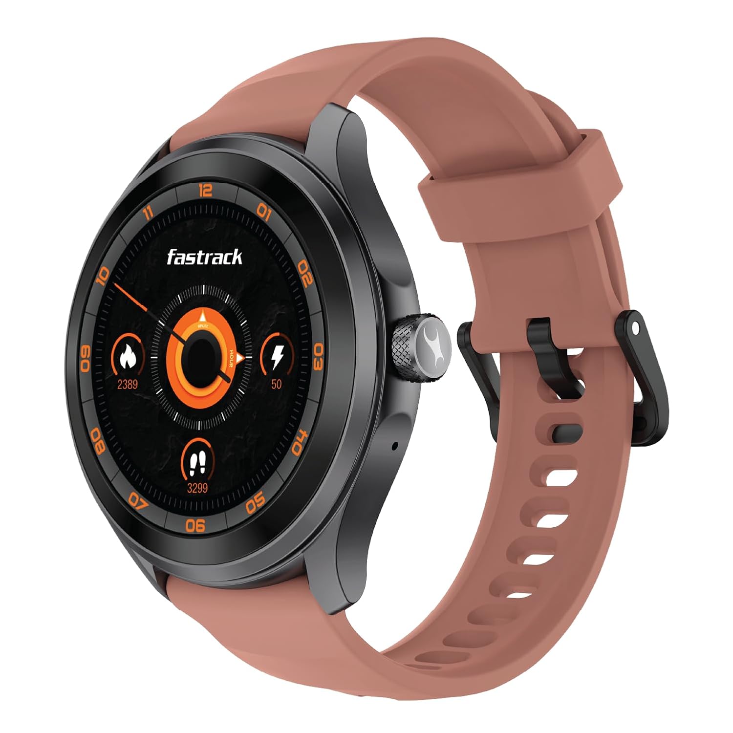 Fastrack VOX Pro Smart Watch with Offline Voice Commands,to-Do List, Rotary Crown, 1.38” TFT Display, BT Calling, 24/7 Health Suite, SpO2, HRM, Sleep Tracking, IP68 Water Resistant – Deep Salmon Fastrack VOX Pro Smart Watch with Offline Voice Commands,to-Do List, Rotary Crown, 1.38” TFT Display, BT Calling, 24/7 Health Suite, SpO2, HRM, Sleep Tracking, IP68 Water Resistant – Deep Salmon