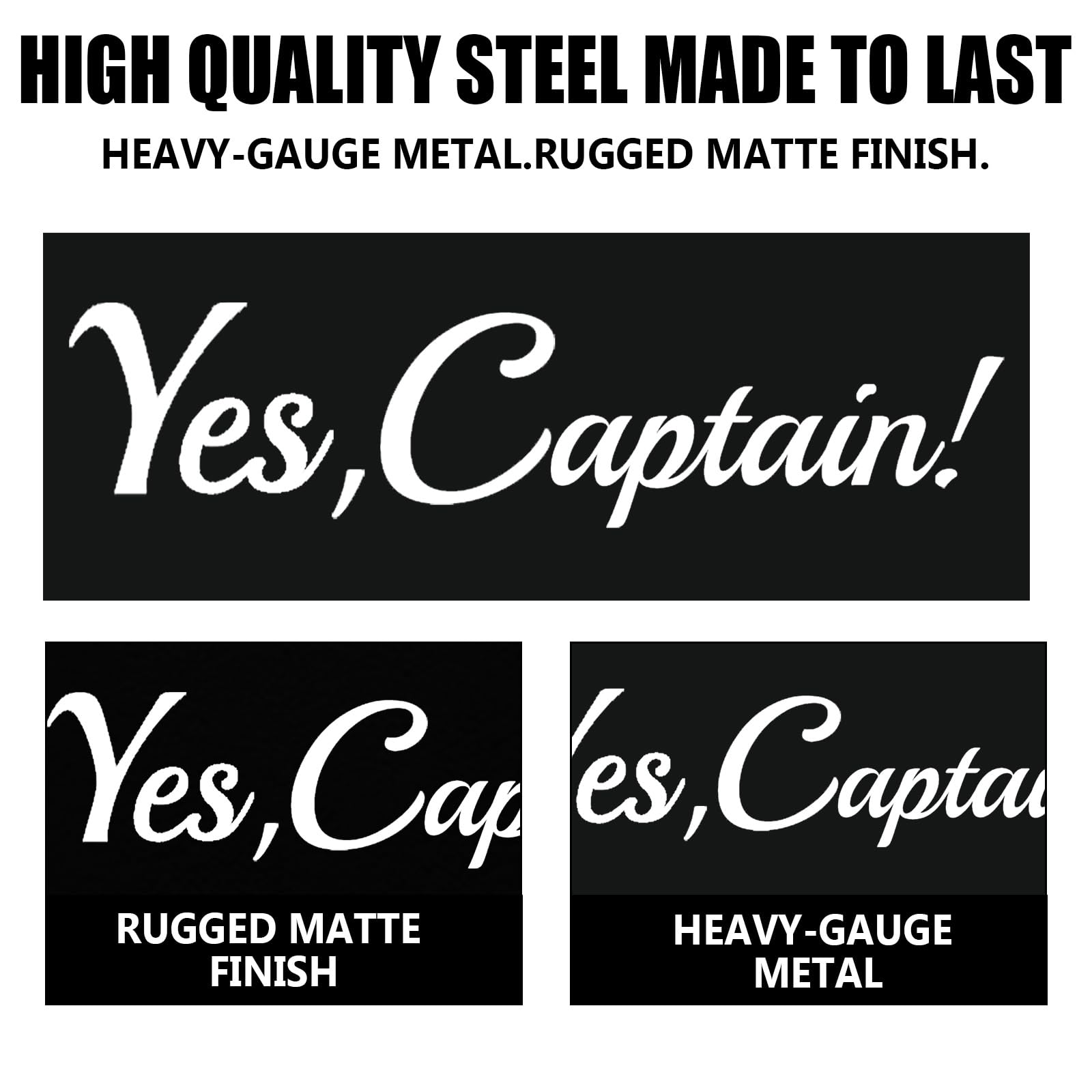 Letrero de pared de metal divertido, estilo vintage (40,6 x 122,9 cm) | Arte de pared con cita humorística para estudio de música y sala de karaoke