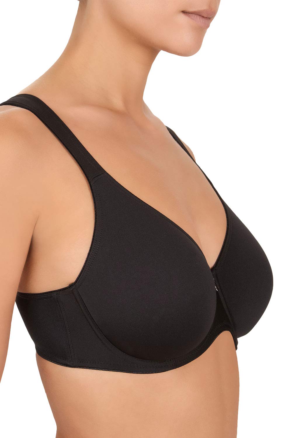FelinaConturelle Women's Pure Balance Molded Spacer Underwire Bra, 206201, Black, 38E
