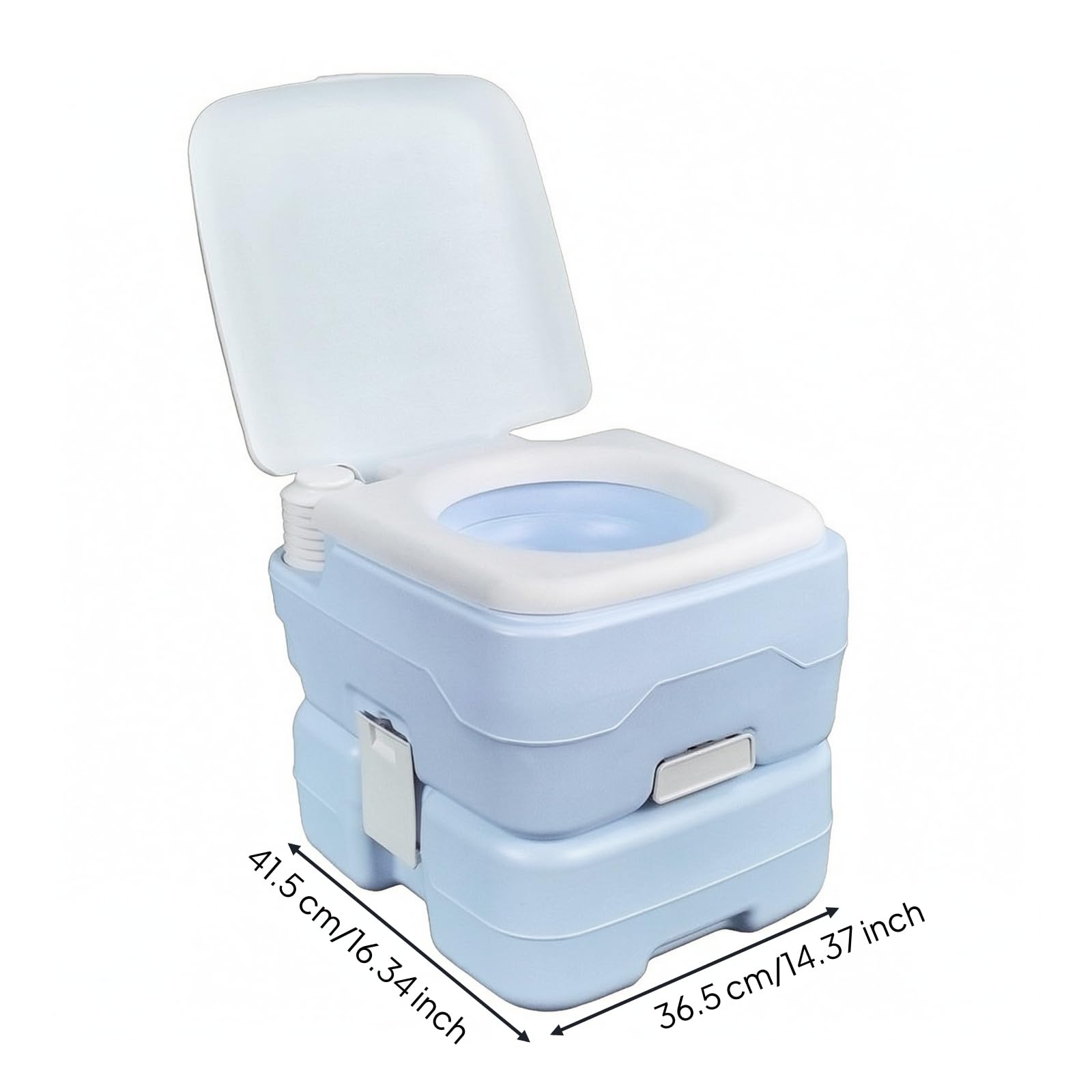 Inodoro Portátil con | Móvil, Váter Portátil con Tapa, Resistente, para Camping, Campistas, vehículos recreativos, 15L