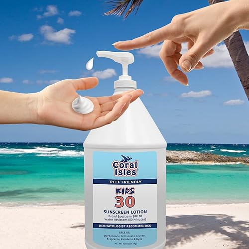 Miniatura 5 de KIDS Rocky Mountain Sunscreen SPF 30 LOTION  Reef Safe (Octinoxate & Oxybenzone Free) Water-Resistant  Broad Spectrum UVAUVB Protection  Non-Greasy,
