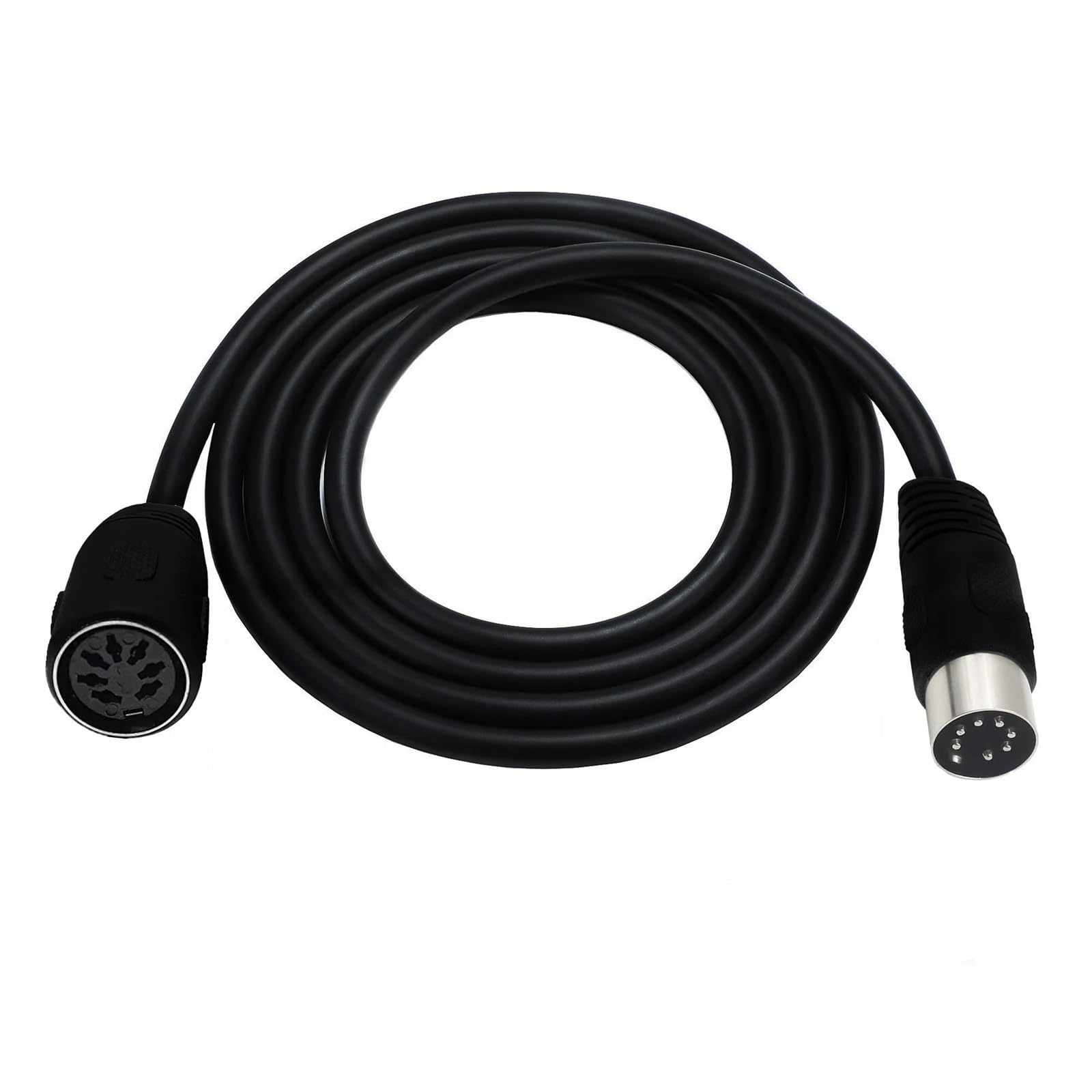 Cavo MIDI DIN da 3 M 5 M a 7 pin da maschio a femmina Cavo audio for interfaccia controller for sistemi stereo(Male to Male,3m)