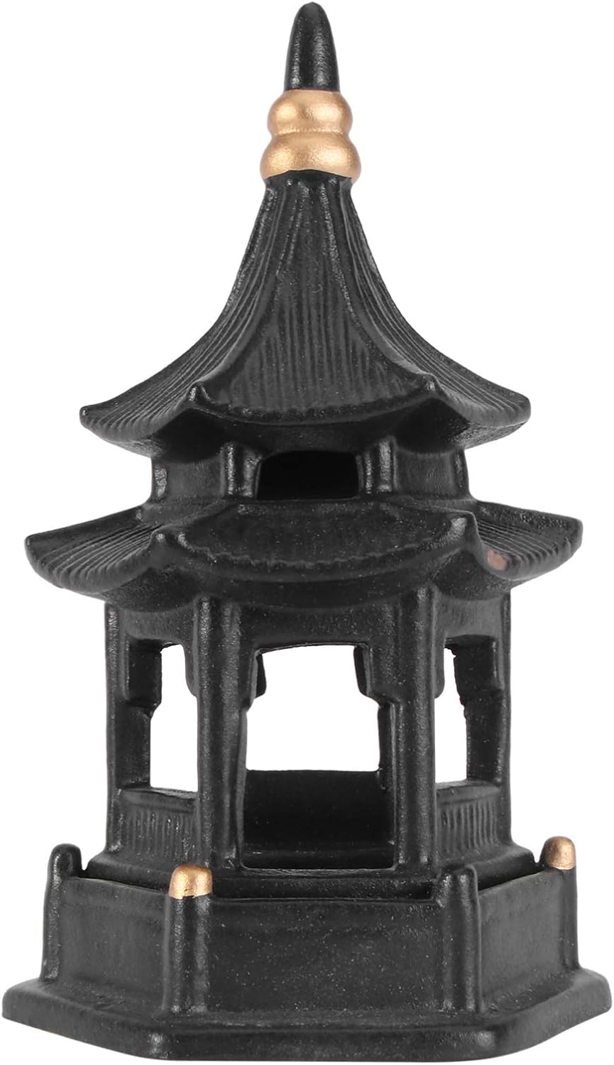 VALICLUD Zen Garden Decor Pagoda Lantern Meditation Tabletop Ornaments Pavilion Aquarium Decoration