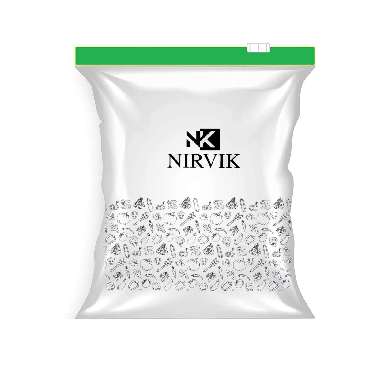 Nirvik Zip lock Pouches, Zip lock Bag For Storage, Freezer RE-USABLE Zipper Bags, Ziplock Bags For Fridge Storage, Zip lock bags Medium 9X 10 (22.86cm X25.4cm) (10)(Plastic, Transparent)