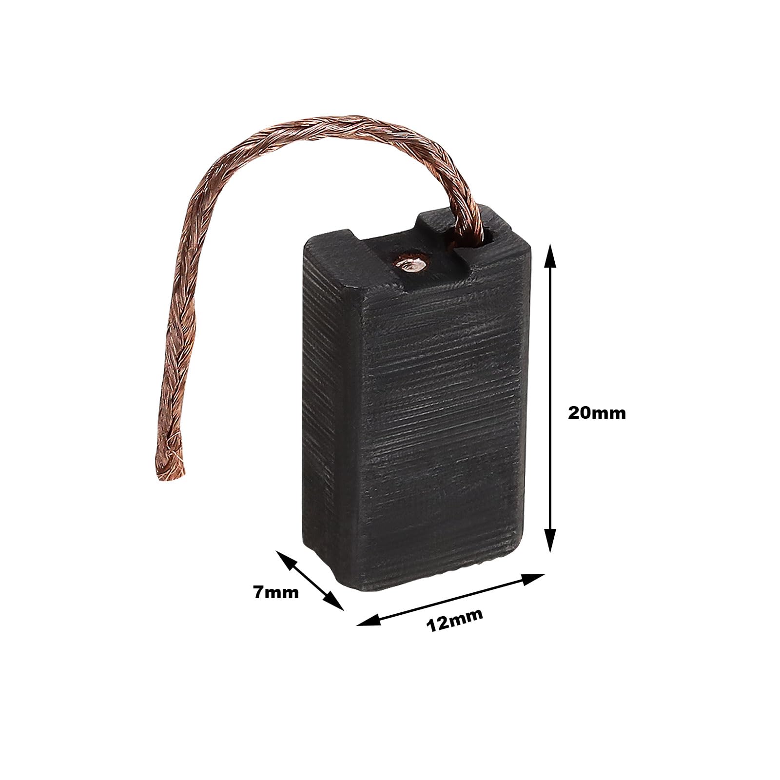 2 stuks koolborstels voor stofzuigermotor 6,5 x 11 x 32 mm, stofzuigeronderdelen