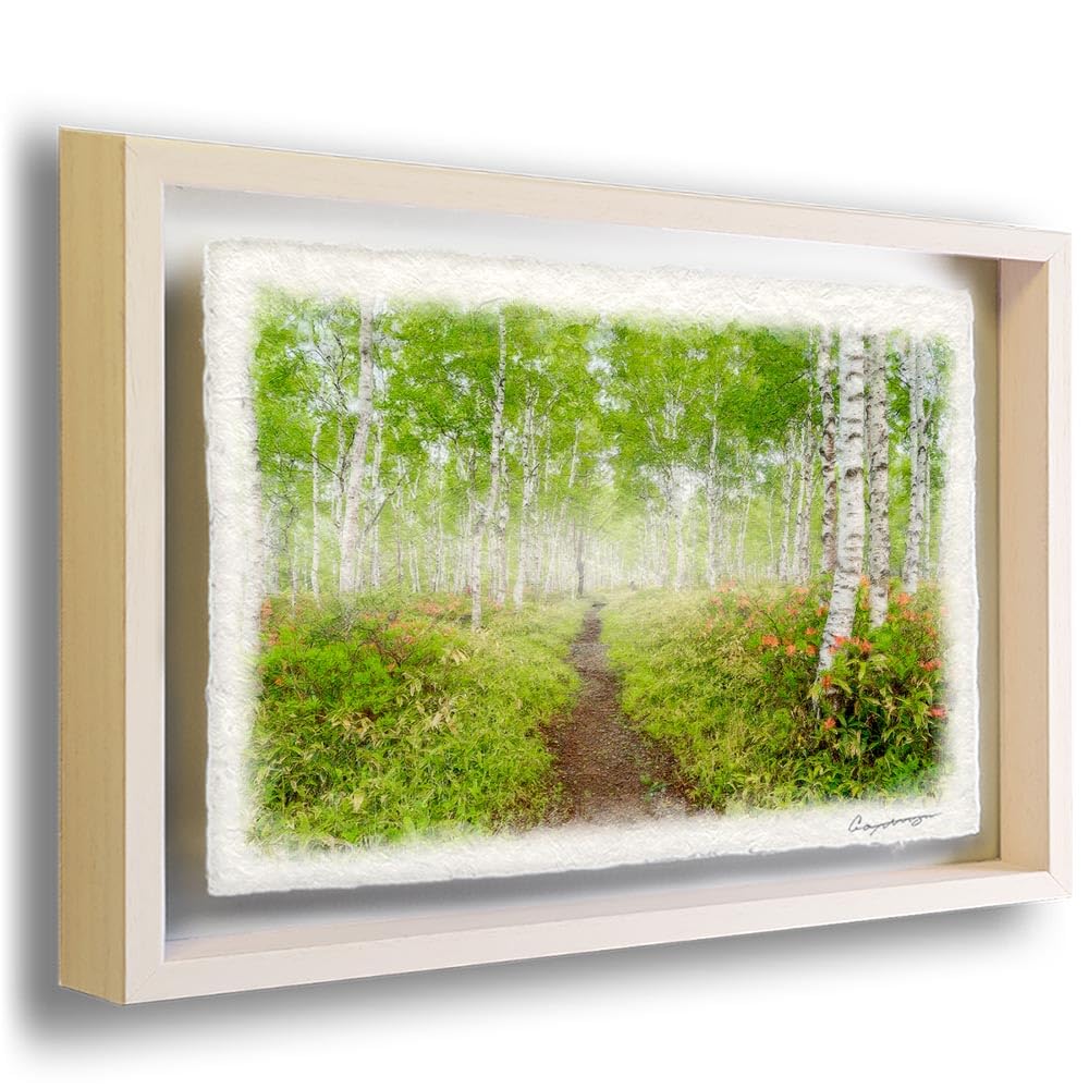 白樺の様、高原の風　額縁ご確認ページ 白樺の様、高原の風 額縁ご確認ページ