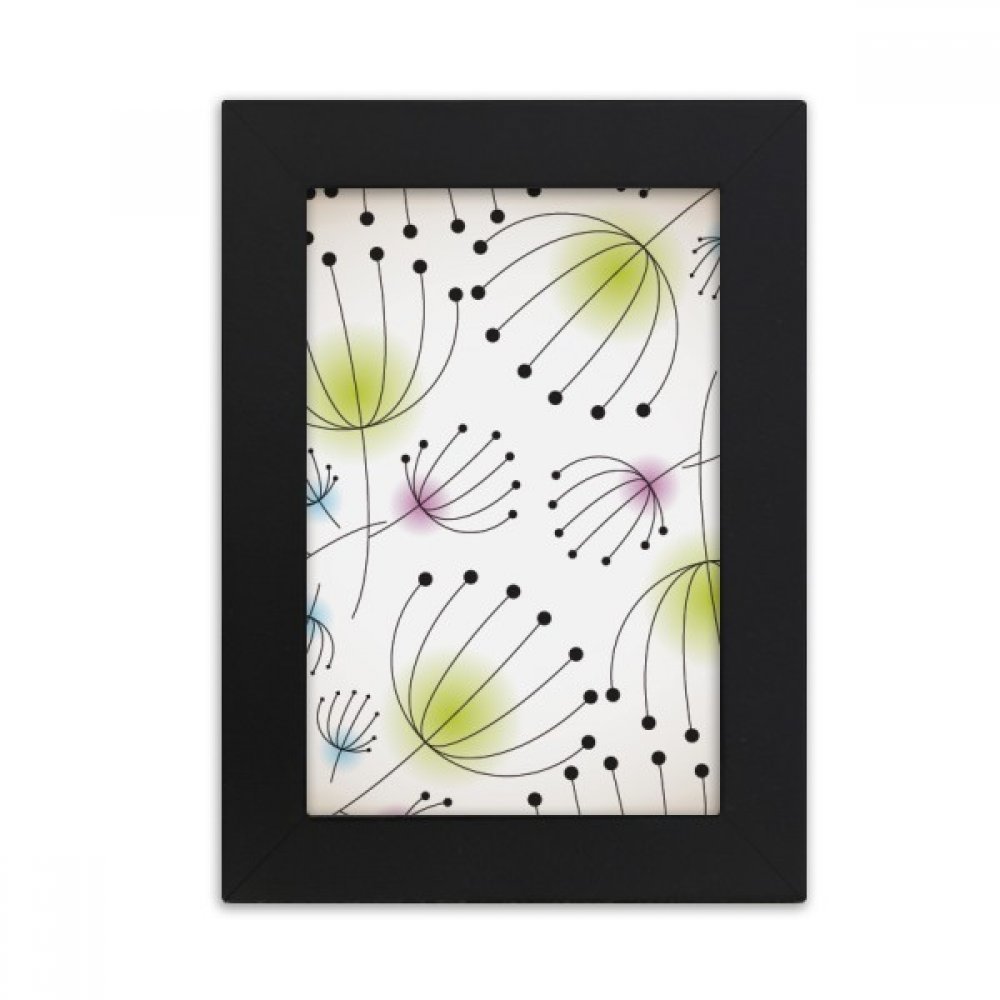 Cadre photo noir pissenlit pour embellir votre bureau et vos tables de chevet